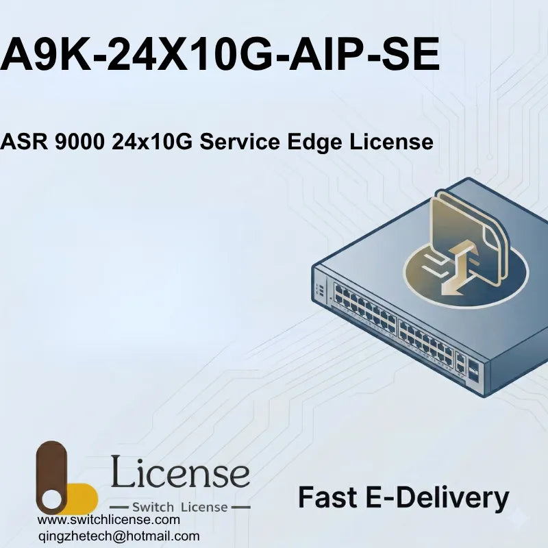 Cisco A9K-24X10G-AIP-SE ASR 9000 24x10G Service Edge line card license
