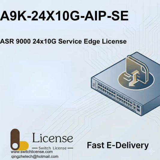 Cisco A9K-24X10G-AIP-SE ASR 9000 24x10G Service Edge line card license