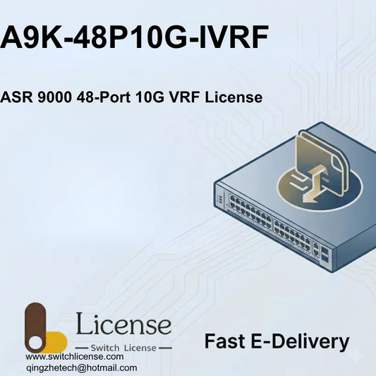 Cisco A9K-48P10G-IVRF ASR 9000 48-Port 10G Infrastructure VRF license