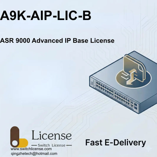 Cisco A9K-AIP-LIC-B ASR 9000 Advanced IP Base software license