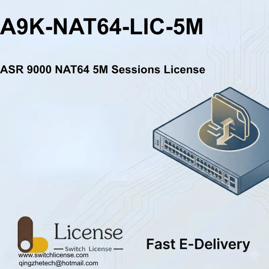 Cisco A9K-NAT64-LIC-5M ASR 9000 NAT64 5M sessions software license