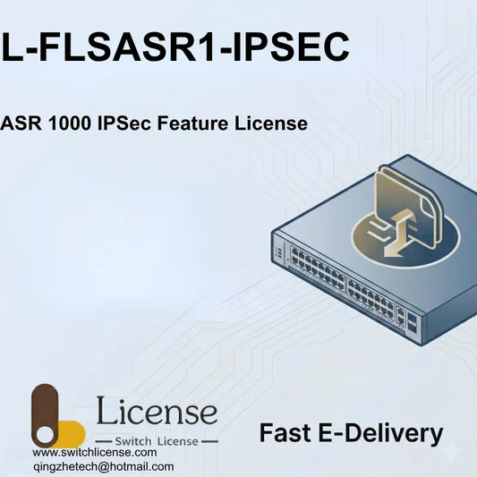 Cisco L-FL-ASR1-IPSEC ASR 1000 IPSec Feature E-Delivery license