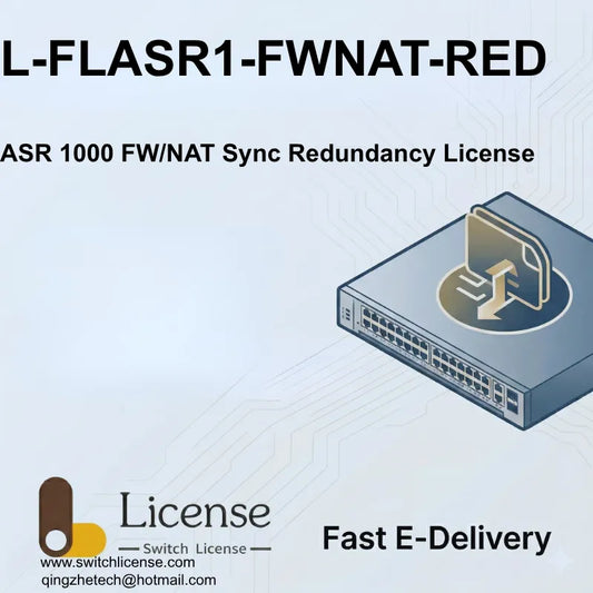 Cisco L-FLASR1-FWNAT-RED ASR 1000 Firewall NAT state sync redundancy License