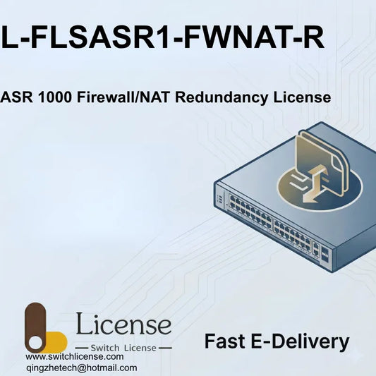Cisco L-FLSASR1-FWNAT-R ASR 1000 Firewall NAT redundancy license