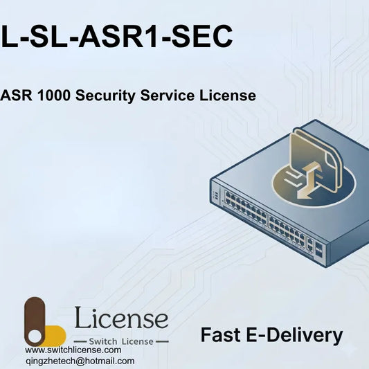 Cisco L-SL-ASR1-SEC ASR 1000 Security Service E-Delivery license